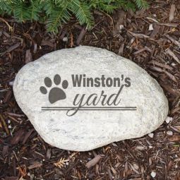 Dog's Yard Garden Stone